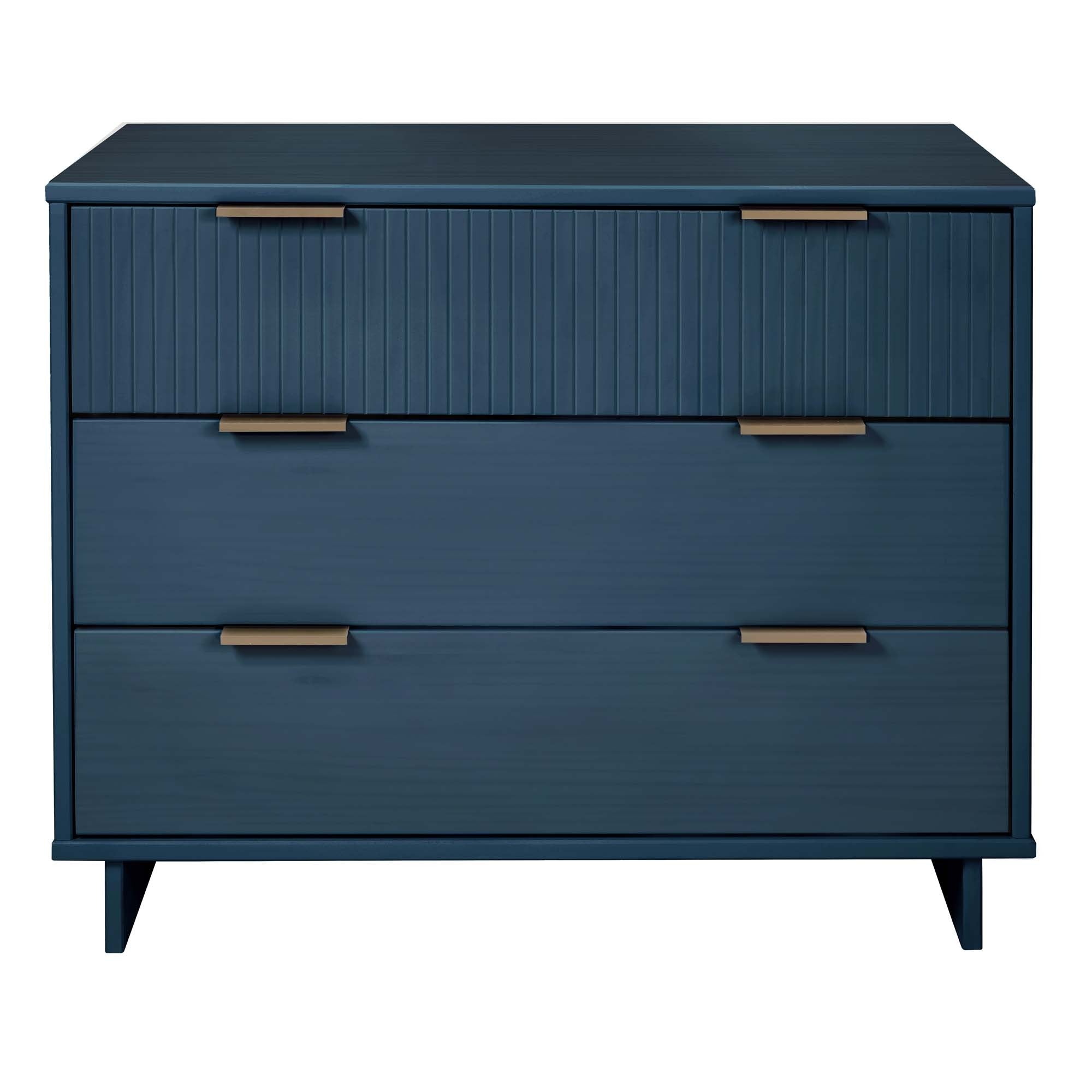 Granville 38' Dresser in Midnight Blue (3-Drawer)