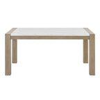 Louisa 6-Piece Faux Marble Dining Set with Bench.