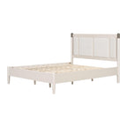 Solid Wood Queen Bed with Heavy Duty Support.