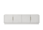 Palmer White TV Stand 70 inches 4-Door.