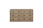 English Knotty Oak Dresser with Cedar-Lined Drawers.