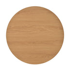 [Assembly Video]Mid-Century Coffee Table Set with Sliding Tambour Door, Round Fluted End Table With Storage, Golden Handle Tall & Low Side Table with Wooden Finish for Living Room, Set of Two ,Natural.
