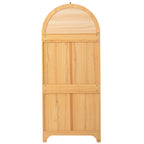 K&K Arched Kitchen Pantry Cabinet for Storage & Organization.