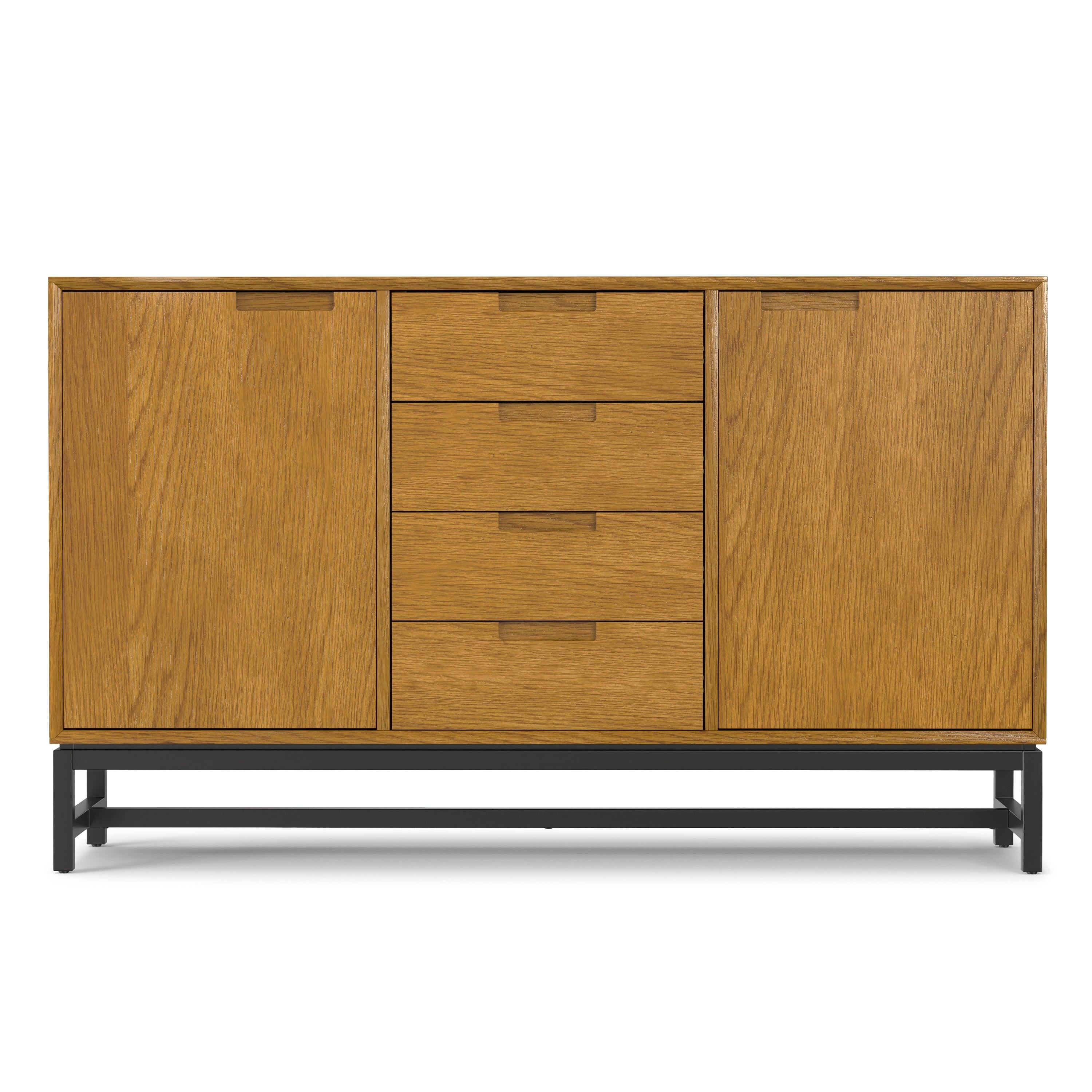 Banting Mid Century Sideboard with Center Drawers.