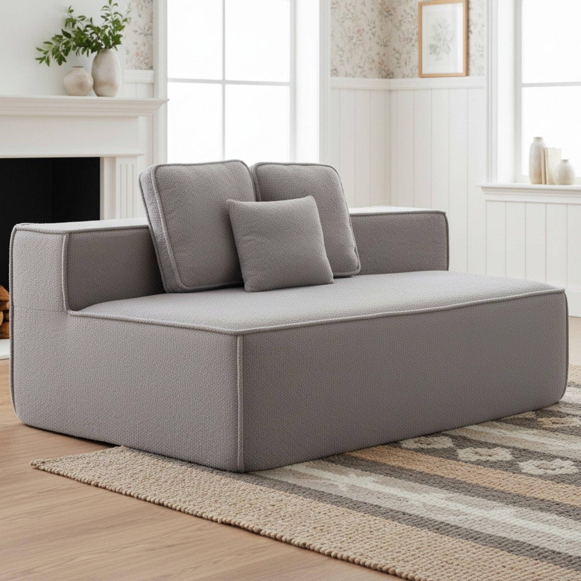 Teddy Fabric Single Sofa Chair for Cozy Interiors.