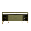 Dumbo 63' Fluted TV Stand in Olive Green