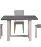 Transitional Dining Set with Upholstered Chairs for Dining Room.