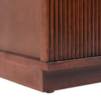 Valentine 24' Beech Wood Storage Side Table.