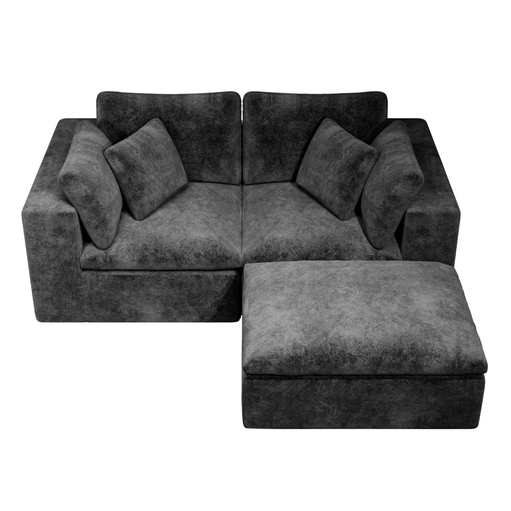 Modular Sectional Sofa - Compressed Couch for Living Room.