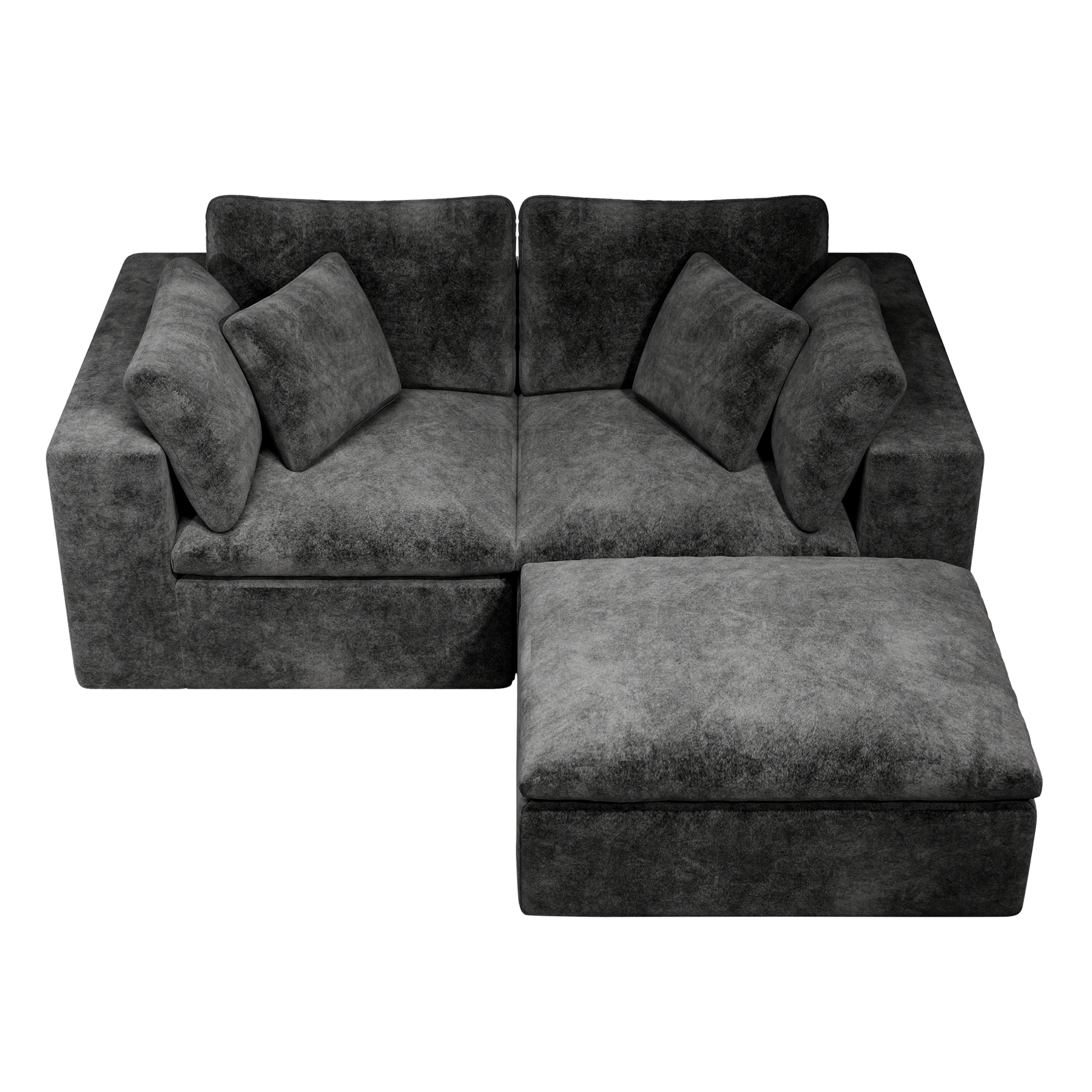 Modular Sectional Sofa - Compressed Couch for Living Room.