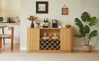 Modern Sideboard with Wine Storage and Glassware Holder