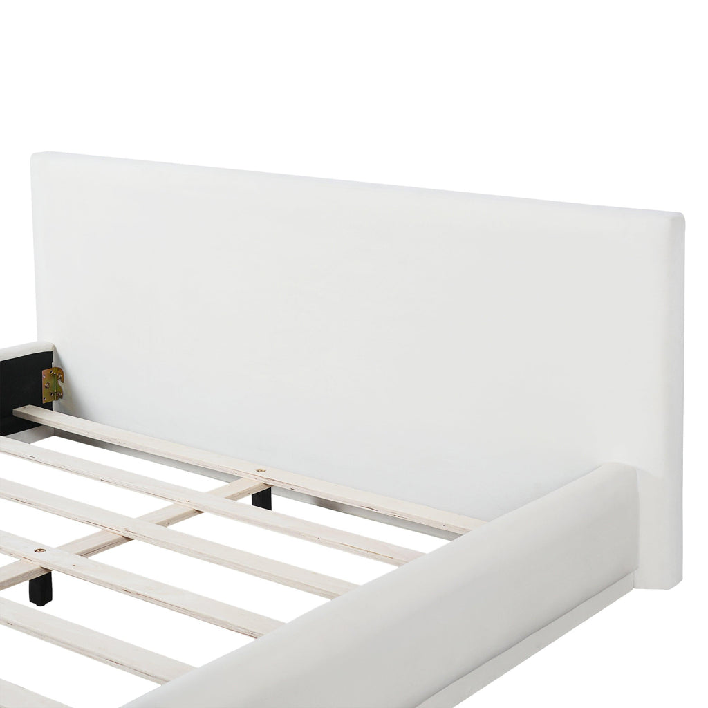 Comfortable Upholstered Bed for Cozy Bedrooms.