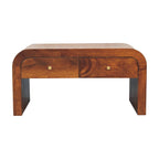 Solid Wood Darcy Chestnut Coffee Table, 2-Drawers