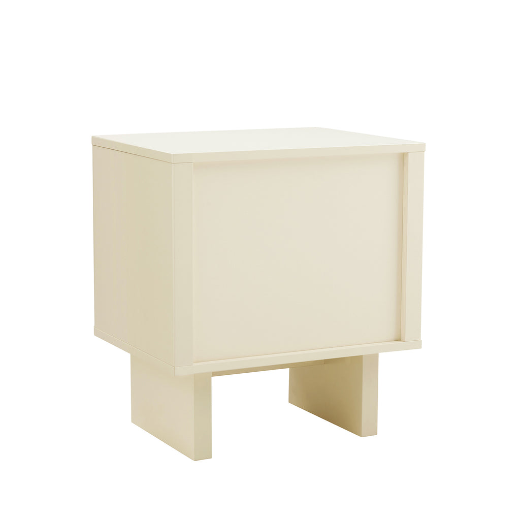 Ella 20' Nightstand in Cream (1-Drawer)