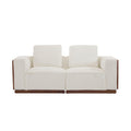 CHITA Modular Sectional Sofa 2-Seater in Beige.