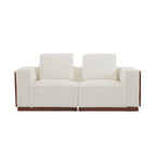 CHITA Modular Sectional Sofa 2-Seater in Beige.