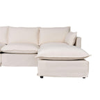 Modern Modular Sectional Sofa with Ottoman - 4-Seater.