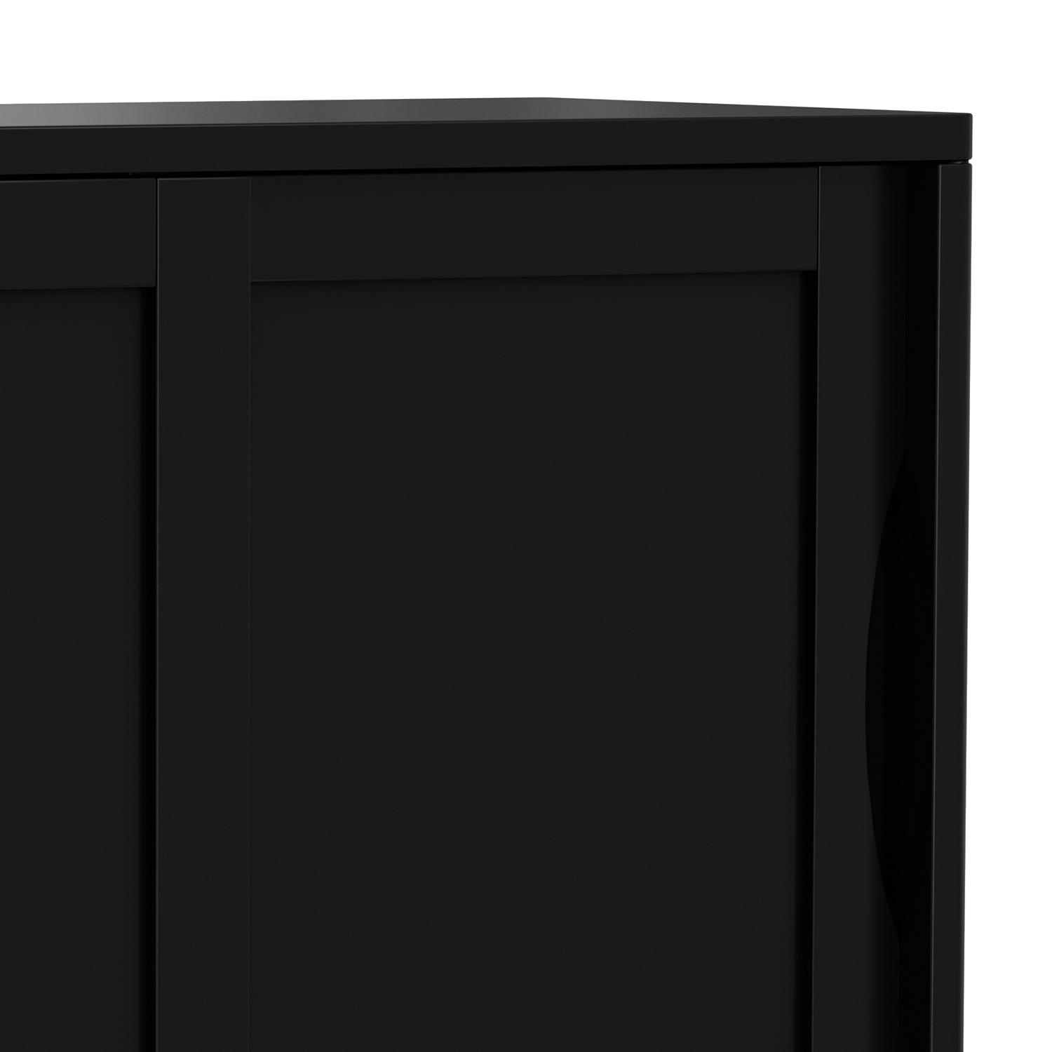 Harper Low Storage Cabinet for Organized Living Spaces.