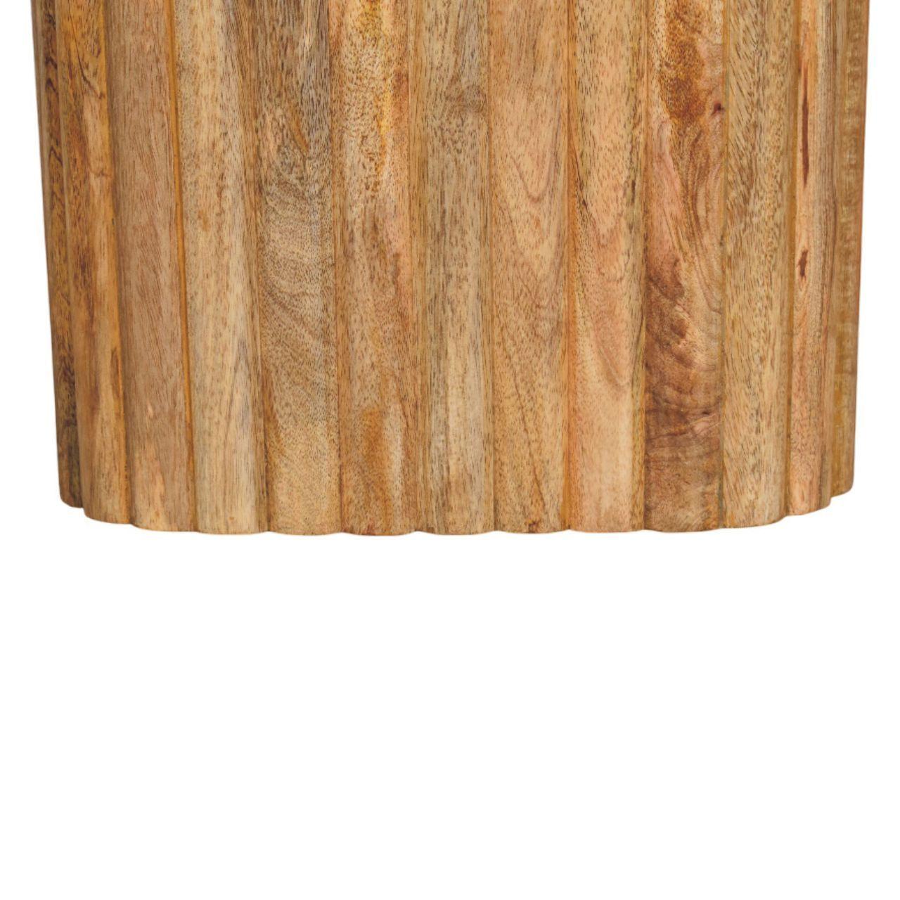 Solid Wood Oak Side Table for Modern Living Spaces.