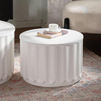 Round Storage Table Set for Elegant Living Rooms.
