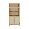 Sheridan 31' Bookcase Cabinet in Natural (7-Shelf)