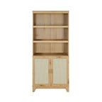 Sheridan 31' Bookcase Cabinet in Natural (7-Shelf)