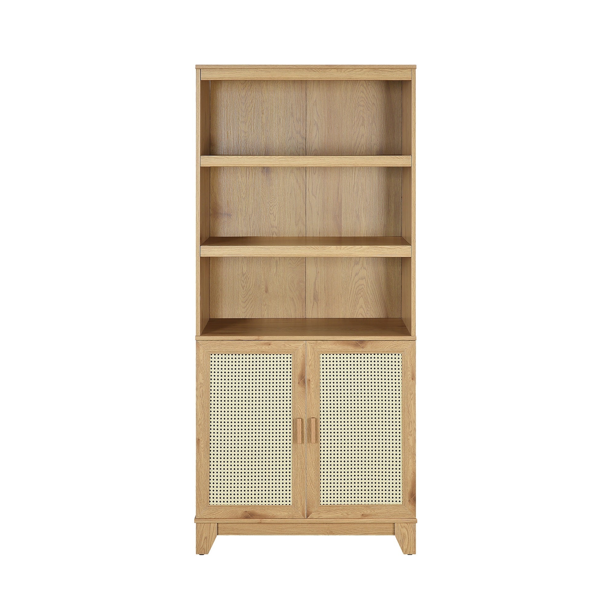 Sheridan 31' Bookcase Cabinet in Natural (7-Shelf)
