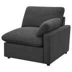 Hollander Dark Grey Modular Power Reclining Sectional.
