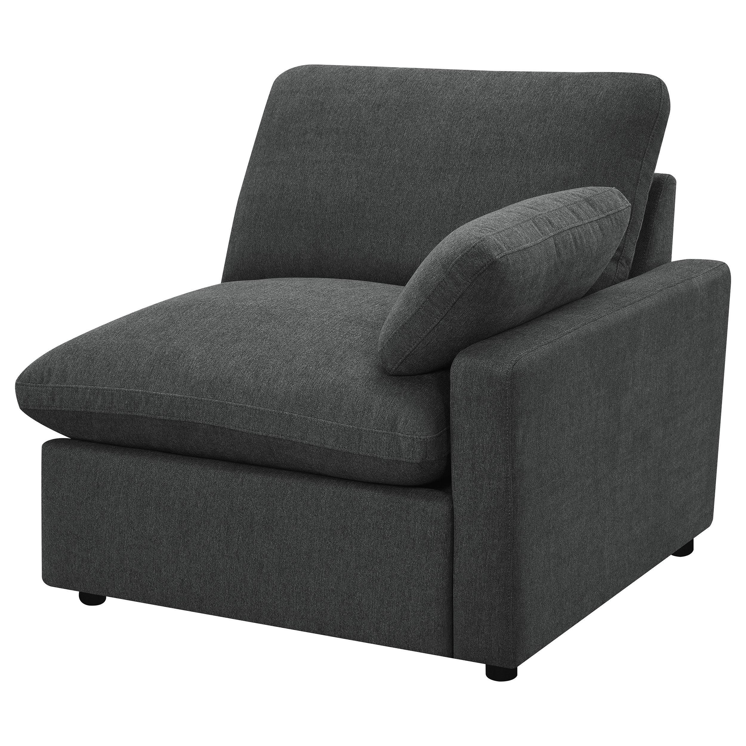 Hollander Dark Grey Modular Power Reclining Sectional.