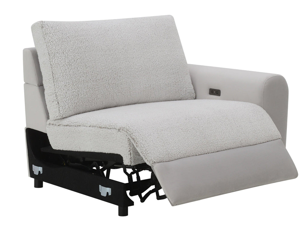 Tarrance Gray Power Recliner Sectional with Multifunction.