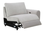 Tarrance Gray Power Recliner Sectional with Multifunction.