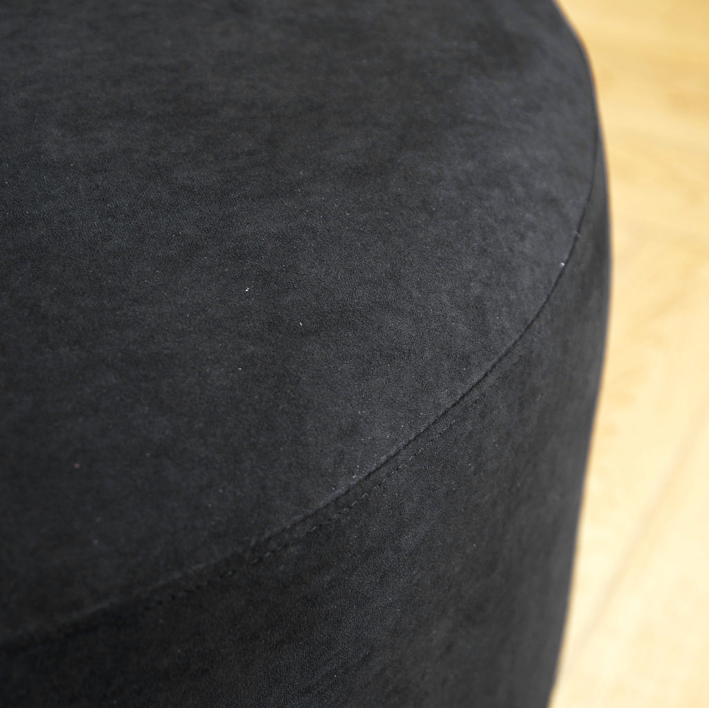 90' Curved Sofa with Throw Pillows, 4 Seater Luxury Velvet Couch with Half Moon Design and High-Density Foam, Ideal for Modern Living Room, Office & Apartment, Black