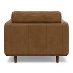 Morrison Mid-Century Modern Leather Arm Chair.