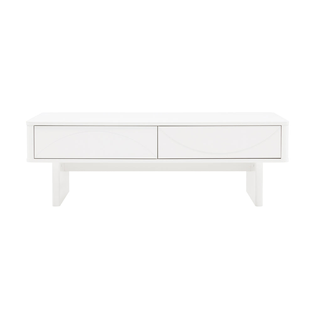 Ella 47' Coffee Table in White