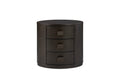 3 Drawer Oval Nightstand.
