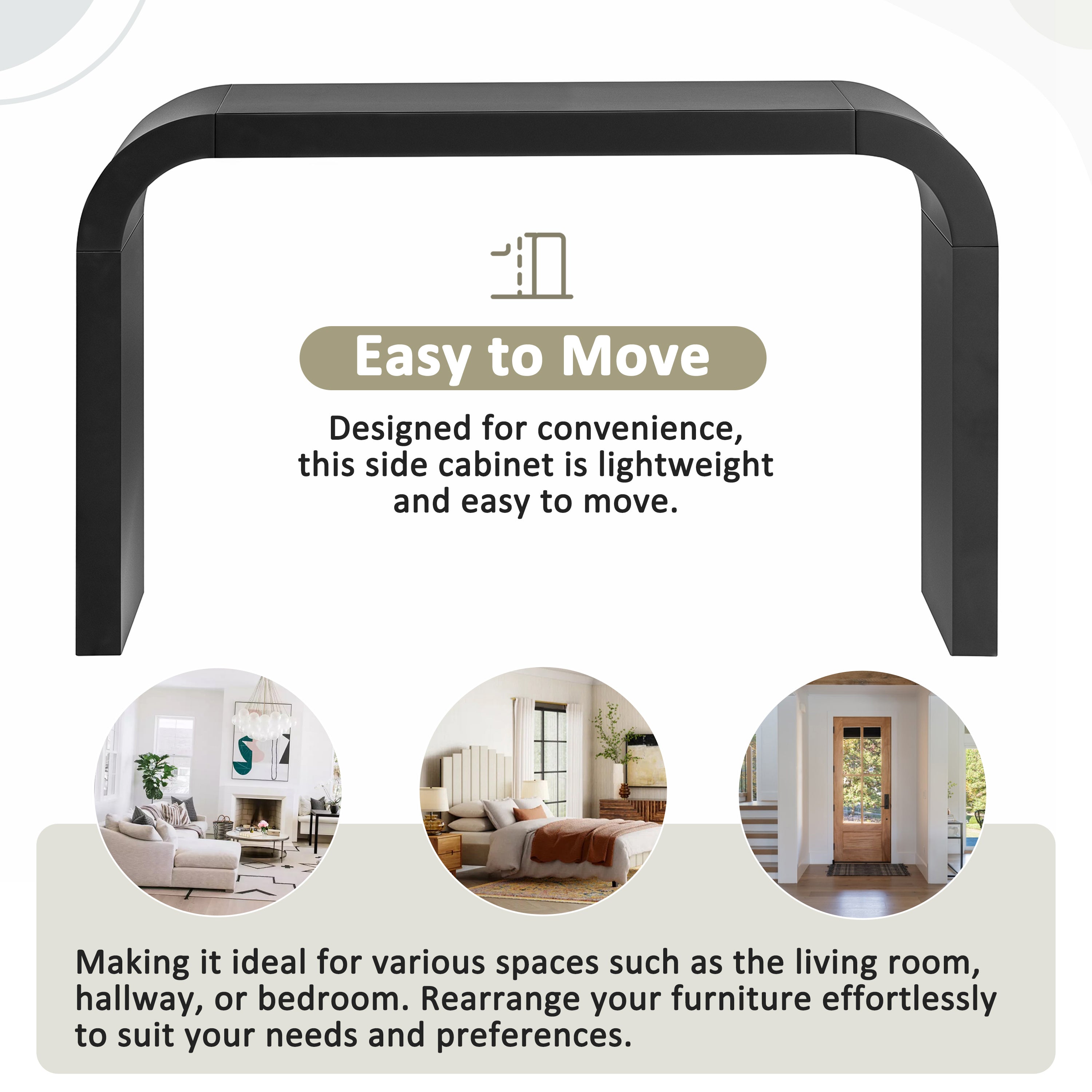 Modern Console Table for Living Room, Hallway, Bedroom