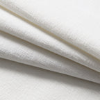 Close-up of white chenille fabric used in 130' Modular Sofa Bed - Convertible 6 Seat Sectional, highlighting its soft and durable weave.