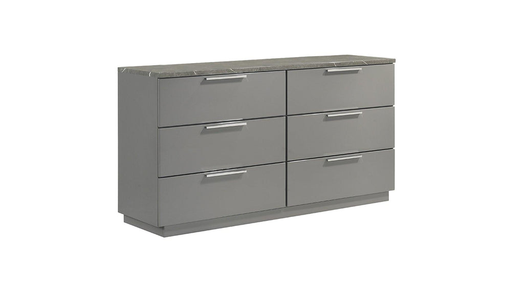 Elara Dresser with Two-Tone Finish and Ample Storage.
