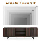 Mid Century Modern TV Stand for TVs Up to 75".