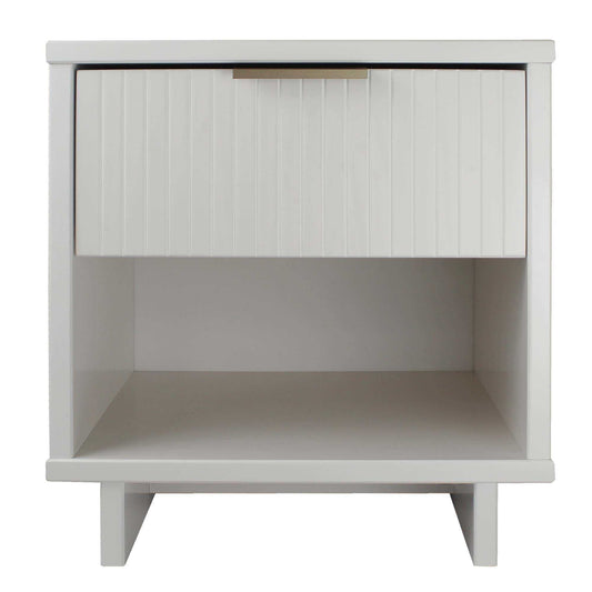 Granville 18' Nightstand in White (1-Drawer)