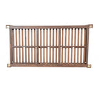 Acacia Wood Porch Swing Daybed Frame for Outdoor Relaxation.