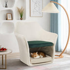 Pet Friendly Mid Century Modern Accent Chair - Groovy Boardz.