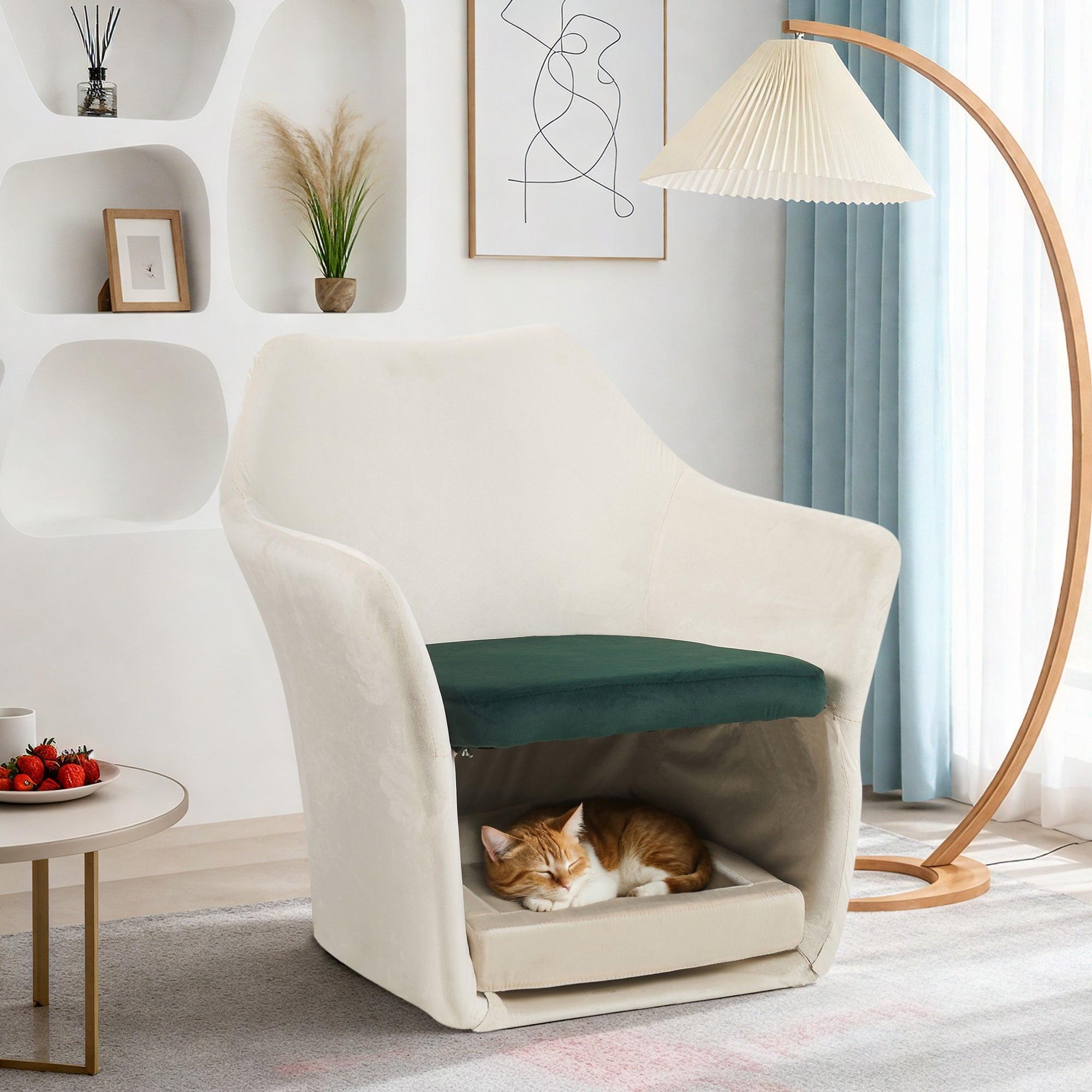 Pet Friendly Mid Century Modern Accent Chair - Groovy Boardz.