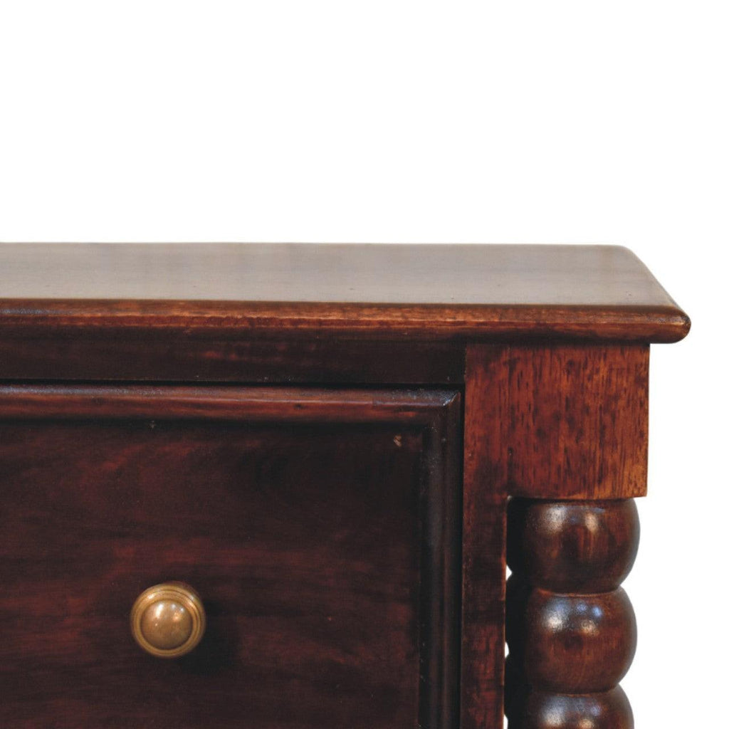Solid Wood Bexley Spindle Bedside Table.