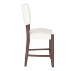 Mid Century Modern Bar Stools Set of 2 - Comfortable Kitchen Seating.