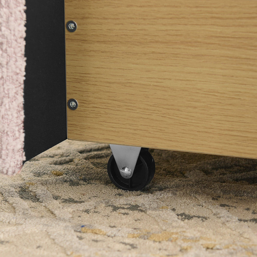 Queen Size Upholstered Bed Frame - Modern Minimalist Design.