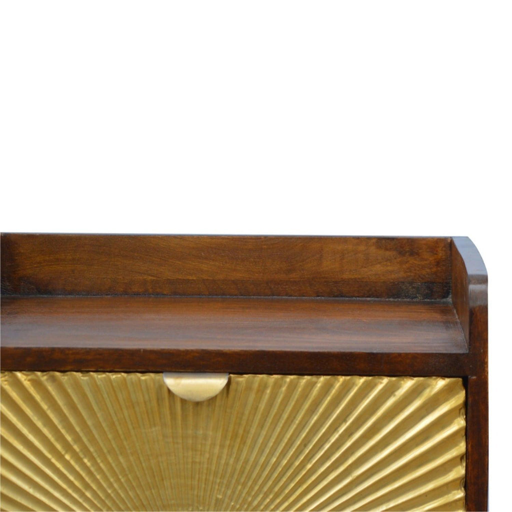 Manila Gold One Drawer nightstand.