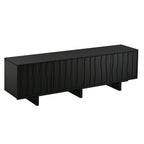 Retro Style Rustic Wood Grain TV Stand for 75' TVs.