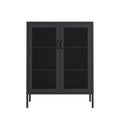 Amelia 32' Metal Accent Cabinet in Black