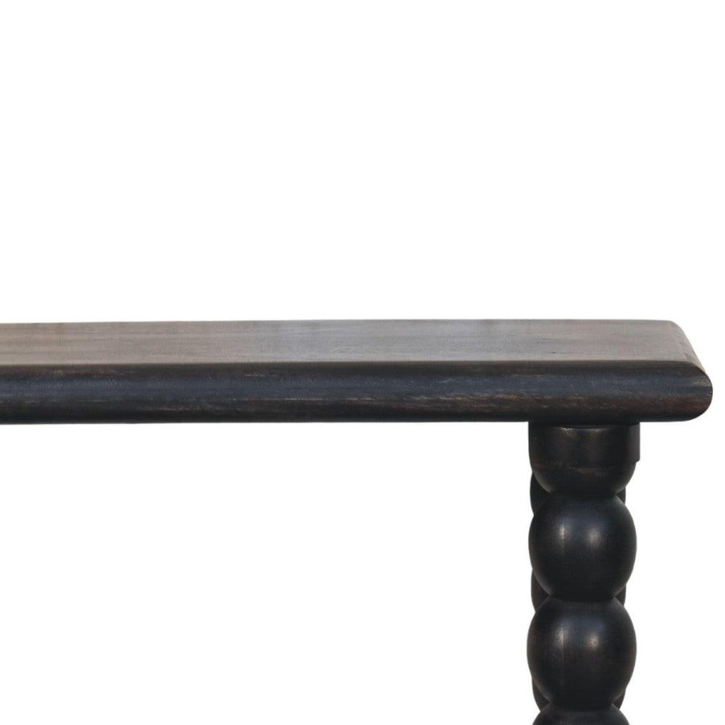 Artisan Furniture Solid Wood Console Table - Black Mango.